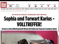 Bild zum Artikel: Mit Gavin ist schluss - Sophia und Torwart Karius - VOLLTREFFER!