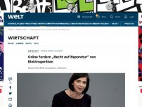 Bild zum Artikel: Grüne fordern „Recht auf Reparatur“ von Elektrogeräten