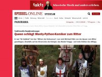 Bild zum Artikel: Traditionelle Neujahrsehrungen: Queen schlägt Monty-Python-Komiker zum Ritter