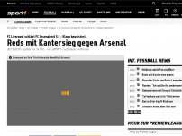 Bild zum Artikel: Gala-Vorstellung! Reds feiern Kantersieg gegen Arsenal