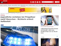 Bild zum Artikel: Amberg - Jugendliche verletzen bei Prügeltour durch Amberg insgesamt neun Menschen