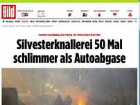 Bild zum Artikel: Feinstaubbelastung in städten - Silvesterknallerei 50 Mal schlimmer als Autoabgase