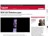 Bild zum Artikel: Debatte Mit Rechten reden: Nicht naiv Testballons jagen