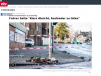 Bild zum Artikel: Ermittler gehen von Anschlag aus: Mann steuert Auto gezielt in Fußgänger