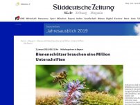 Bild zum Artikel: Volksbegehren: Bienenschützer brauchen eine Million Unterschriften