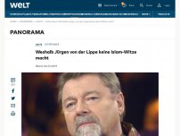 Bild zum Artikel: Weshalb Jürgen von der Lippe keine Islam-Witze macht