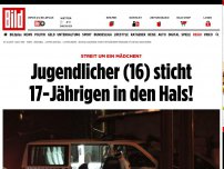 Bild zum Artikel: Streit um ein Mädchen? - Jugendlicher (17) sticht 17-Jährigen in den Hals!