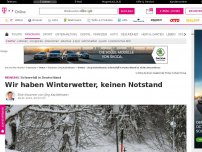 Bild zum Artikel: Jörg Kachelmann: Schneefall in Deutschland ist nichts Besonderes
