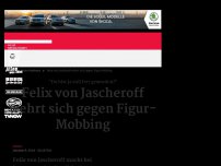 Bild zum Artikel: Felix von Jascheroff wehrt sich gegen Figur-Mobbing