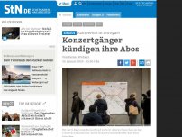 Bild zum Artikel: Fahrverbot in Stuttgart: Konzertgänger kündigen ihre Abos