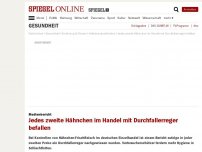 Bild zum Artikel: Medienbericht: Jedes zweite Hähnchen im Handel mit Durchfallerreger befallen