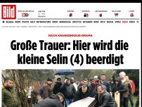 Bild zum Artikel: Nach Krankenhaus-Drama - Große Trauer: Hier wird die kleine Selin (4) beerdigt