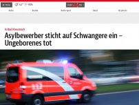 Bild zum Artikel: Asylbewerber sticht auf Schwangere ein – Ungeborenes tot