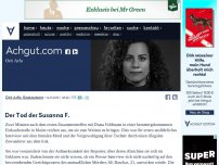 Bild zum Artikel: Der Tod der Susanna F.