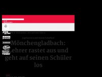 Bild zum Artikel: Mönchengladbach: Lehrer greift seinen Schüler an