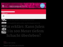 Bild zum Artikel: Arzt erklärt: Kann Julen (2) in 100 Meter tiefem Schacht überleben?