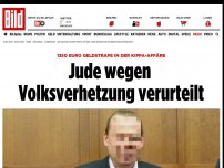 Bild zum Artikel: Geldstrafe in der Kippa-Affäre - Jude wegen Volksverhetzung verurteilt