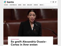 Bild zum Artikel: So greift Alexandria Ocasio-Cortez in ihrer ersten Kongress-Rede Donald Trump an