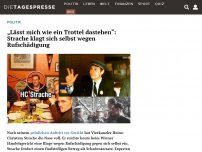 Bild zum Artikel: „Lässt mich wie ein Trottel dastehen“: Strache klagt sich selbst wegen Rufschädigung