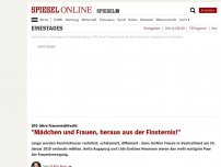 Bild zum Artikel: 100 Jahre Frauenwahlrecht: 'Mädchen und Frauen, heraus aus der Finsternis!'