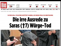 Bild zum Artikel: Tochter Sara (†7) erwürgt - Familienvater: »Ich bin nur auf sie drauf gefallen!