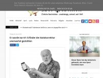 Bild zum Artikel: Er wurde nur 67: Erfinder der Autokorrektur unerwartet gestohlen