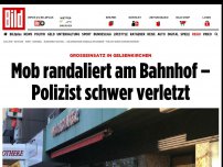 Bild zum Artikel: Großeinsatz in Gelsenkirchen - Mob randaliert am Hauptbahnhof – Polizist verletzt