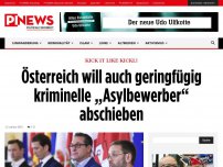Bild zum Artikel: Kick it like Kickl! Österreich will auch geringfügig kriminelle „Asylbewerber“ abschieben