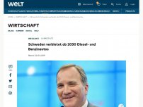 Bild zum Artikel: Schweden verbietet ab 2030 Diesel- und Benzinautos