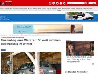 Bild zum Artikel: EFAHRER Reichweiten-Rechner - Eine unbequeme Wahrheit: So weit kommen Elektroautos im Winter