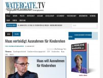 Bild zum Artikel: Maas verteidigt Ausnahmen für Kinderehen