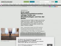 Bild zum Artikel: Innenminister - Kickl stellt Menschenrechtskonvention in Frage