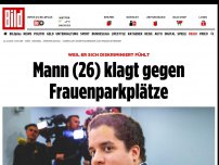 Bild zum Artikel: Wegen Diskriminierung - Mann (26) klagt gegen Frauenparkplätze