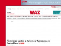 Bild zum Artikel: Flüchtlinge: Flüchtlinge warten in Italien monatelang auf Ausreise