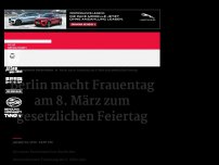 Bild zum Artikel: Berlin macht Frauentag am 8. März zum gesetzlichen Feiertag