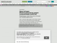 Bild zum Artikel: Parlament - Neos bringen Misstrauensantrag gegen Innenminister Kickl ein