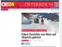 Bild zum Artikel: Paket-Zusteller von Navi auf Skipiste gelotst