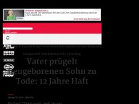 Bild zum Artikel: Vater prügelt neugeborenen Liam zu Tode: 12 Jahre Haft