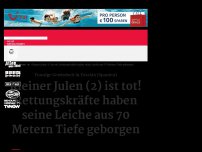 Bild zum Artikel: Der kleine Julen (2) ist tot! Rettungskräfte haben seine Leiche im 100 Meter tiefen Loch gefunden