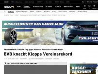 Bild zum Artikel: Besser als Klopps Meisterteam: BVB knackt Vereinsrekord