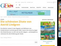 Bild zum Artikel: Astrid Lindgren: Die schönsten Zitate