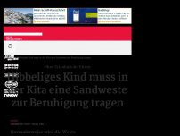 Bild zum Artikel: Hibbeliges Kind muss in der Kita eine Sandweste zur Beruhigung tragen