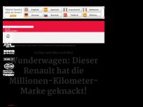 Bild zum Artikel: Wunderwagen: Dieser Renault hat die Millionen-Kilometer-Marke geknackt!