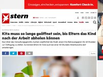 Bild zum Artikel: Gerichtsurteil Aachen: Kita muss so lange geöffnet sein, bis Eltern das Kind nach der Arbeit abholen können