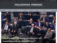 Bild zum Artikel: Gedenkstunde im Bundestag: Schäuble warnt vor „neuem zugewanderten Antisemitismus“