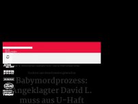 Bild zum Artikel: Babymordprozess: Angeklagter David L. muss aus U-Haft entlassen werden!