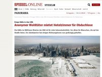 Bild zum Artikel: Eisige Kälte in den USA: Anonymer Wohltäter mietet Hotelzimmer für Obdachlose