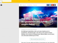 Bild zum Artikel: Tod einer Schülerin - Bürgermeister und Polizei eingeschaltet