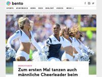 Bild zum Artikel: Zum ersten Mal tanzen auch männliche Cheerleader beim Super Bowl