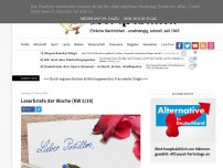 Bild zum Artikel: Leserbriefe der Woche (KW 5/19)